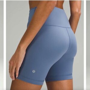 Lululemon Wunder Train High-Rise Short 6", Oasis Blue